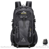 Sac randonnée avec prise téléphone - modèle Noir - Sac Roche ™