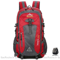 Sac randonnée avec prise téléphone - modèle Rouge - Sac Roche ™