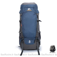 Sac randonnée étanche 30L - modèle Bleu Foncé - Sac Roche ™