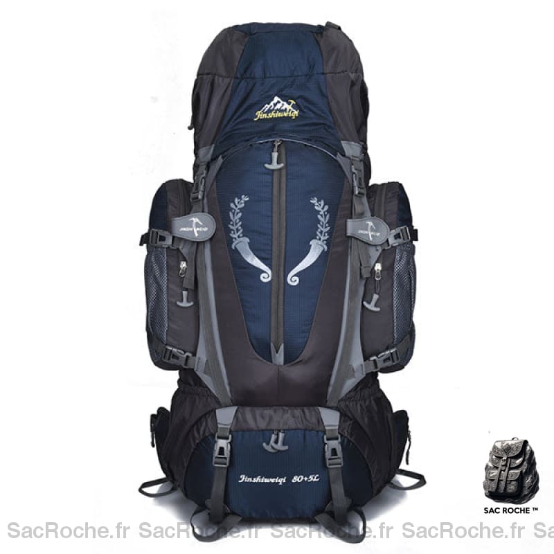 Sac de randonnée grande capacité - Bleu marine - Sac à dos de randonnée Sac à dos