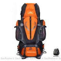 Sac randonnée grande capacité - modèle Orange - Sac Roche ™
