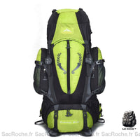 Sac randonnée grande capacité - modèle Vert - Sac Roche ™