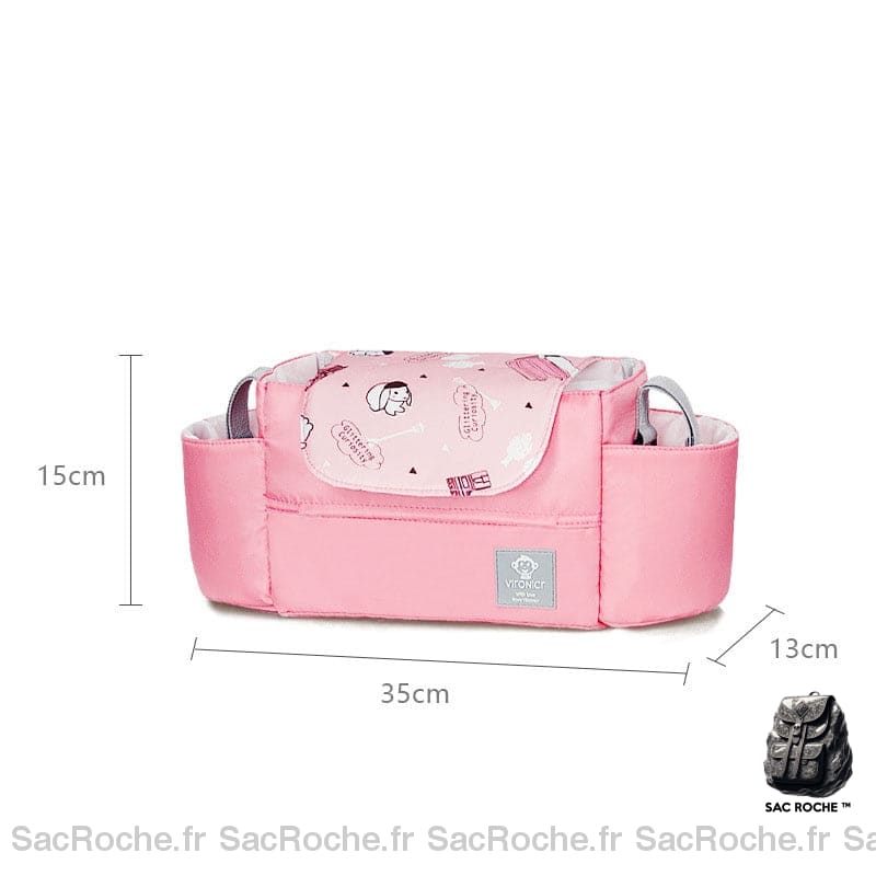 Sac Rangement Polyester Poussette Bébé À Dos