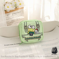 Sac rangement serviettes hygiéniques femme - modèle Vert - Sac Roche ™