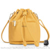 Sac Seau Cuir Élégant Petit Main Jaune Sac À Main Femme