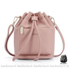 Sac Seau Cuir Élégant Petit Main Rose Sac À Main Femme