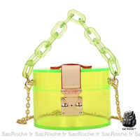 Sac Seau Femme Élégant - modèle Jaune / 12 x 12 x 9cm - Sac Roche ™