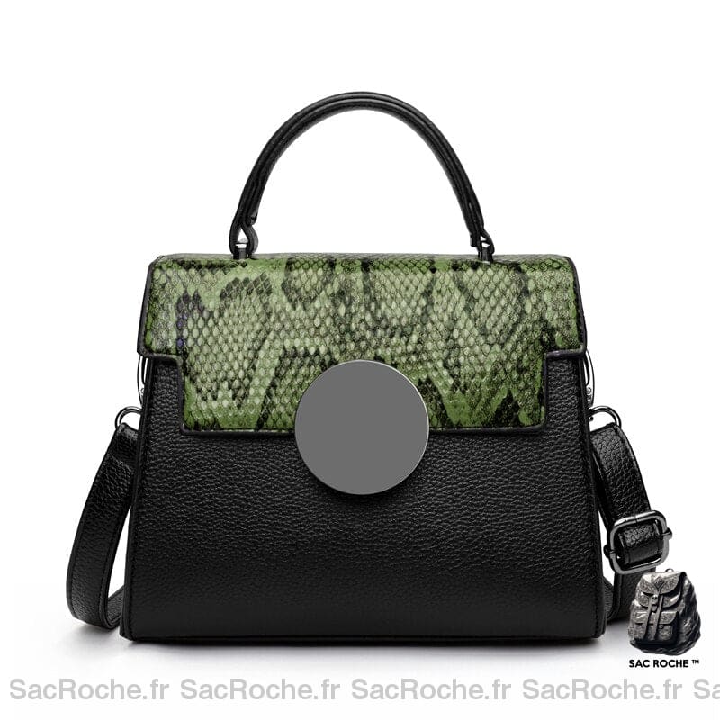 Sac Serpent Cuir Mini Vert Petit Sac À Main