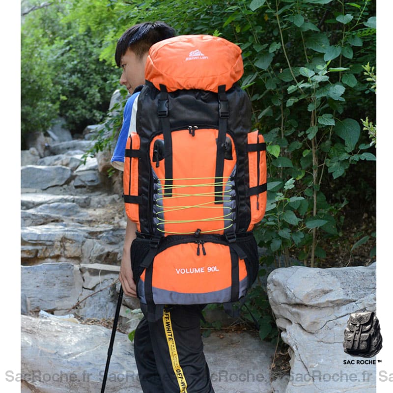 Sac Ski Grande Capacité 90L À Dos Sport