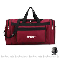 Sac sport bandoulière noir - modèle Rouge - Sac Roche ™