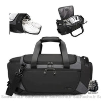 Sac sport compartiment chaussures - modèle Gris - Sac Roche ™