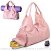 Sac Sport Femme Nylon Rose À Dos