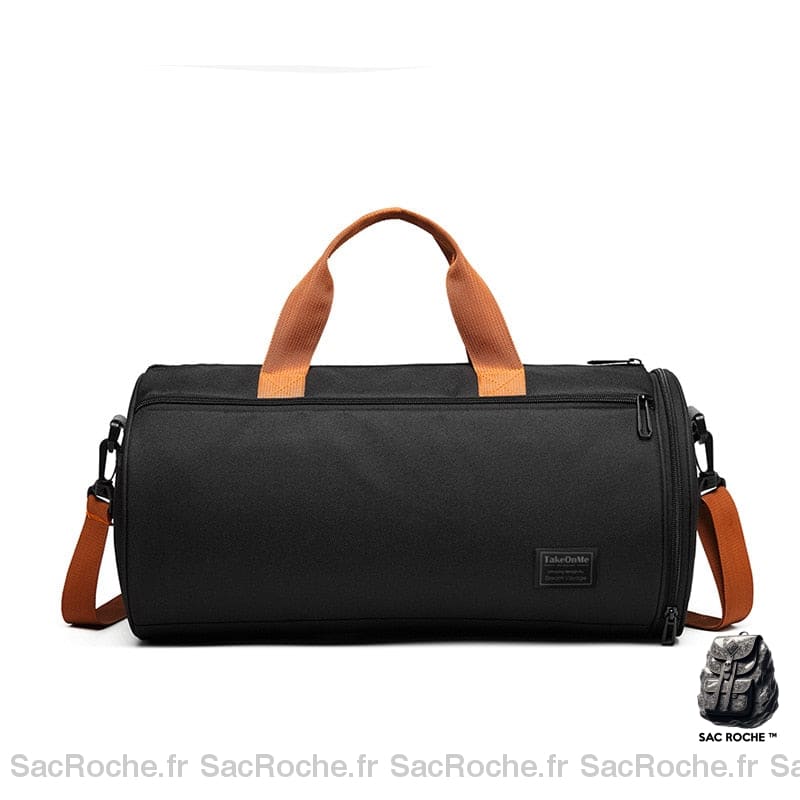 Sac à main de sport pour hommes et femmes noir et marron