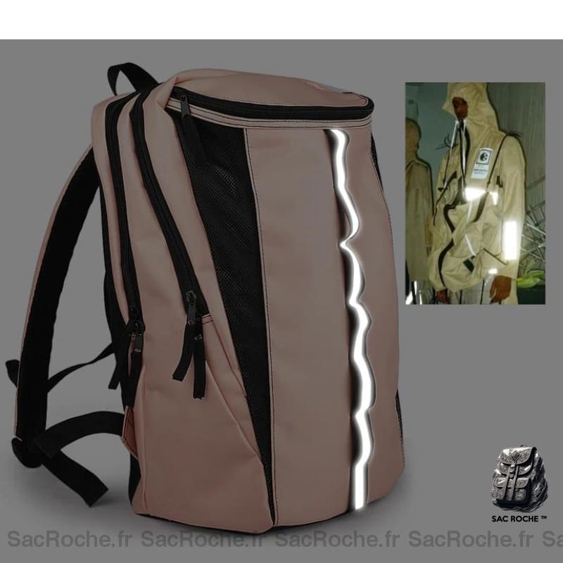 Sac Sport Yoga Tennis Imperméable Rose À Dos