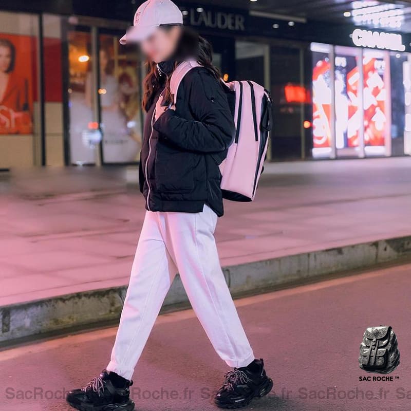 Sac Sport Yoga Tennis Imperméable Rose À Dos