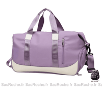 Sac Sportswear Femme Noir - modèle Violet - Sac Roche ™