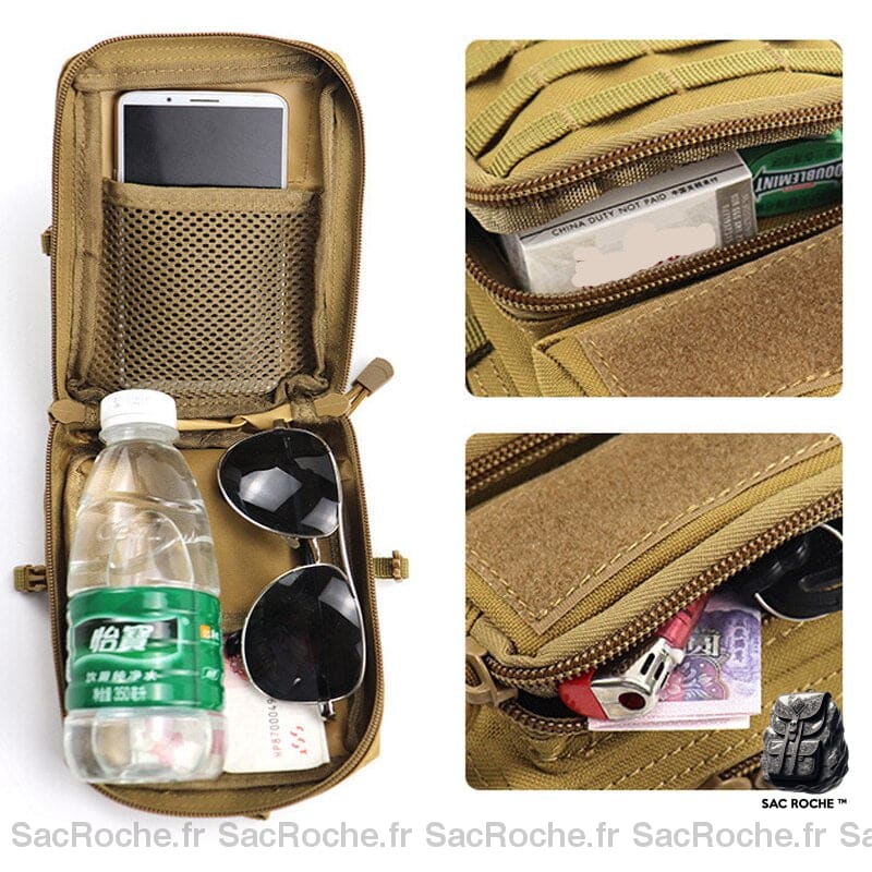 Sac Tactique Avec Ceinture Hanche À Dos Homme