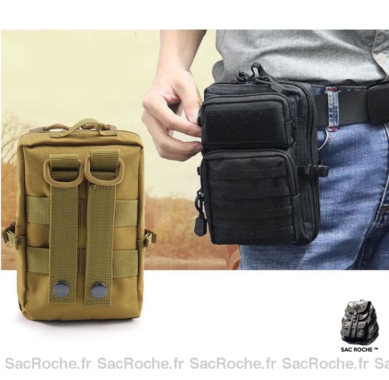 Sac Tactique Avec Ceinture Hanche À Dos Homme