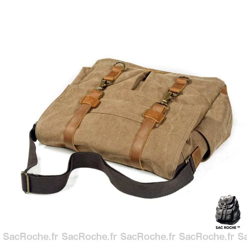 Sac Toile Bandoulière Homme À Dos