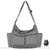 Sac Toile Besace Femme - modèle Gris / 35 x15 x 40cm - Sac Roche ™