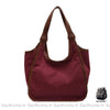 Sac Toile Cuir Femme Décontracté Bordeaux / 30X13X28Cm À Main