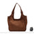 Sac Toile Cuir Femme Décontracté - modèle Marron / 30x13x28cm - Sac Roche ™