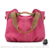 Sac Toile Femme Élégant Rose / 35 X 22 28Cm À Main