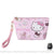 Sac toilette PU motif dessin - modèle Rose Foncé - Sac Roche ™