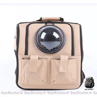 Sac transport chat confortable - modèle Beige - Sac Roche ™