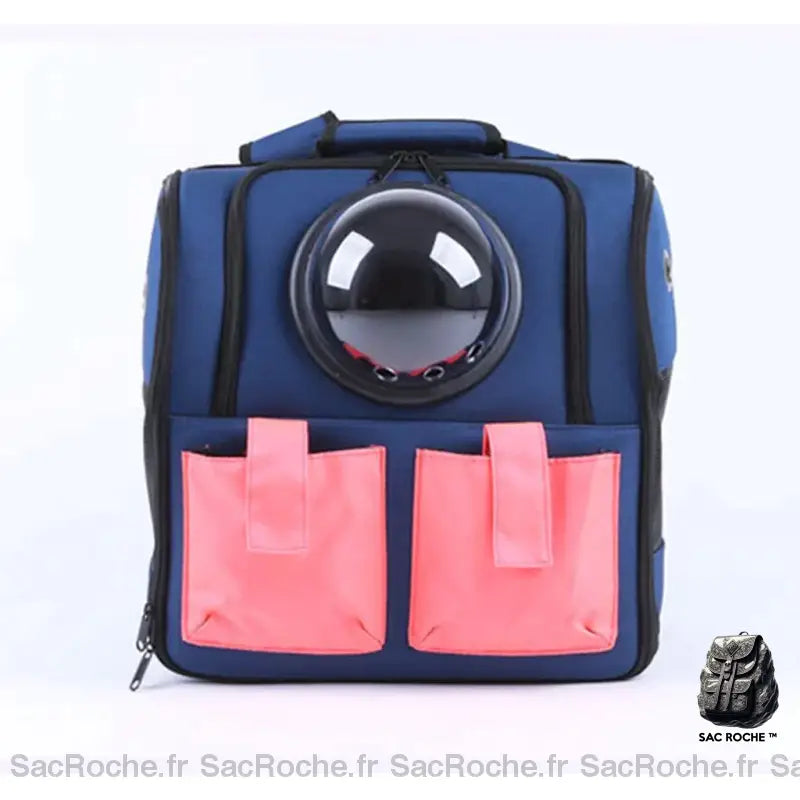 Sac Transport Chat Confortable Bleu Sac À Dos