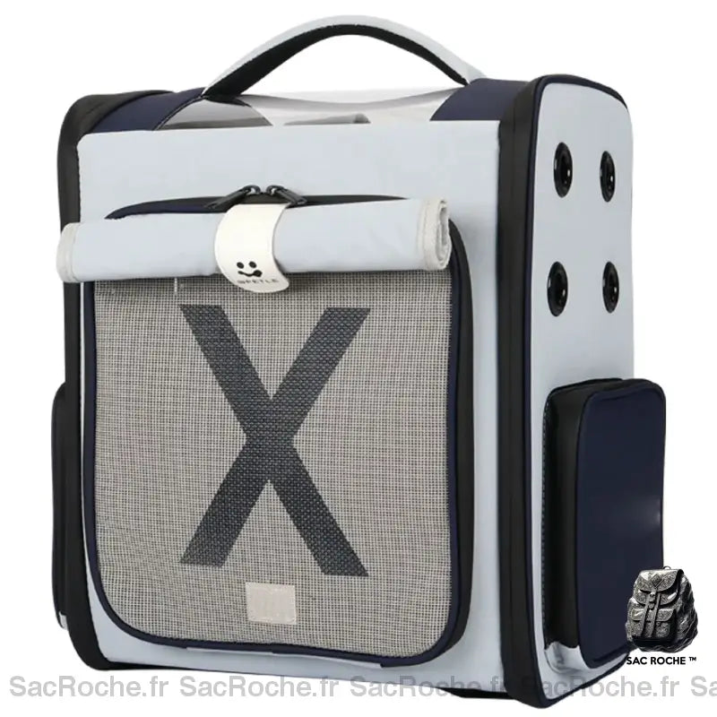 Sac Transport Chat Extensible - Pratique Et Sûr Gris Sac À Dos