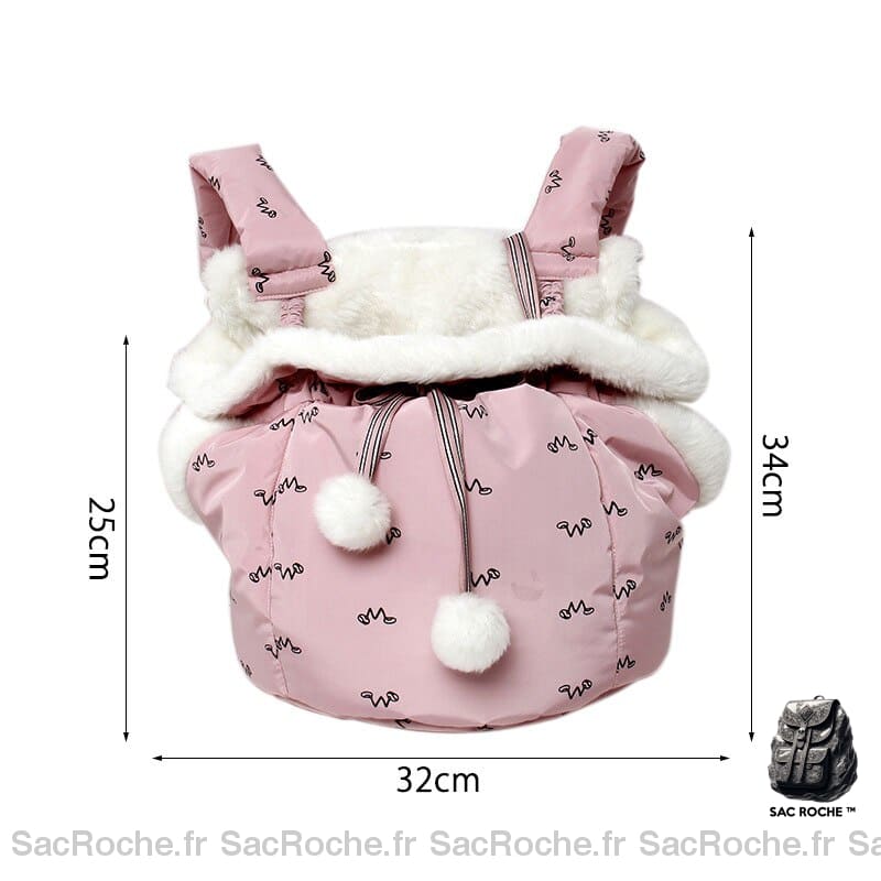 Sac Transport Semi-Fermé Pour Chiot Et Chat À Dos Homme