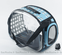 Sac transport transparent chien chat - modèle Bleu / L - Sac Roche ™