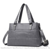 Sac Trapèze Femme Multi-Compartiments - Anses Larges Gris Sac À Main Femme