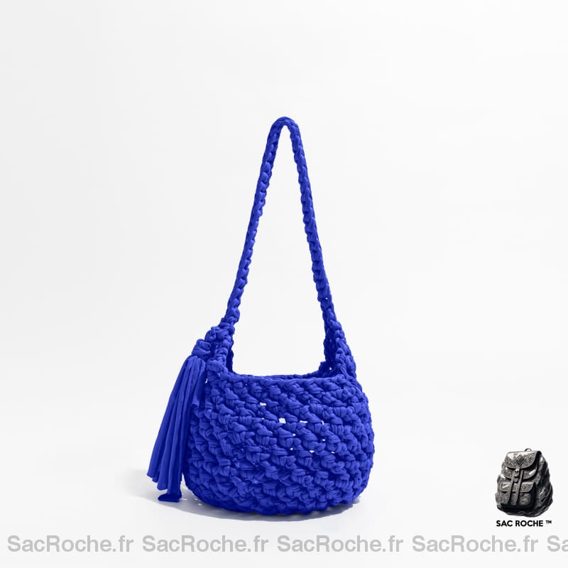 Sac Troué Femme Chics Bleu À Main