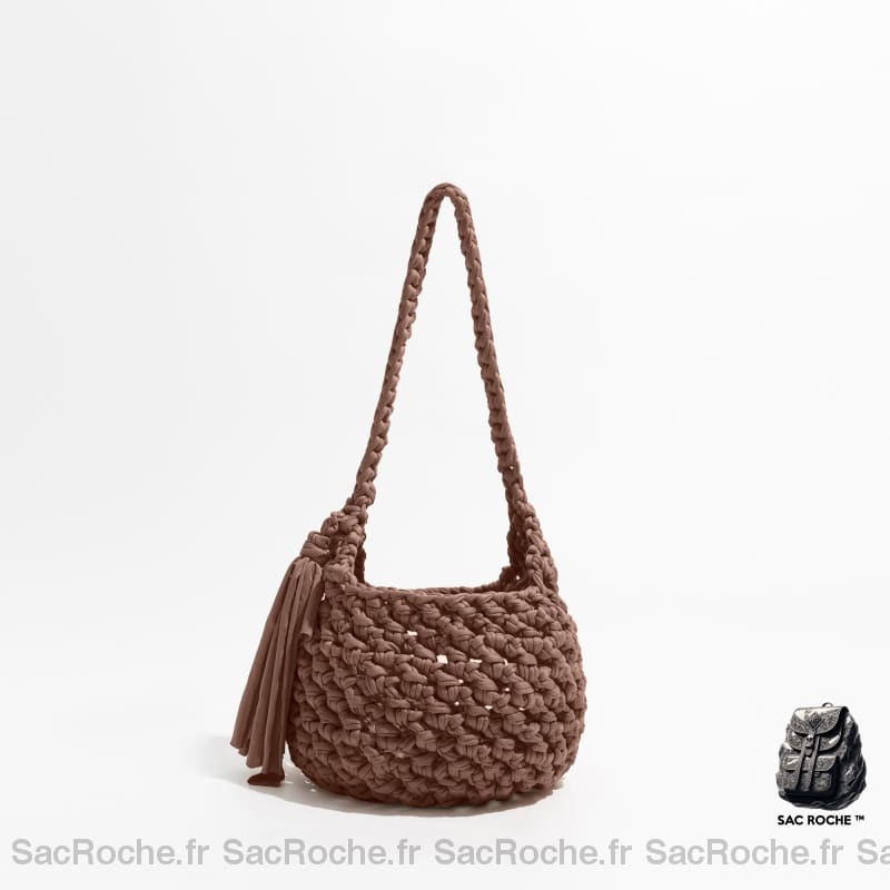 Sac Troué Femme Chics Café À Main