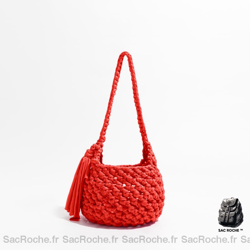 Sac Troué Femme Chics Rouge À Main