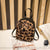 Sac Velours Confortable - modèle Leopard Noir - Sac Roche ™