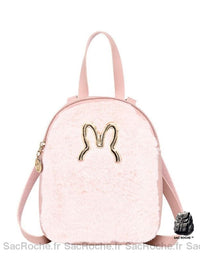 Sac Velours Confortable Petit À Dos Femme