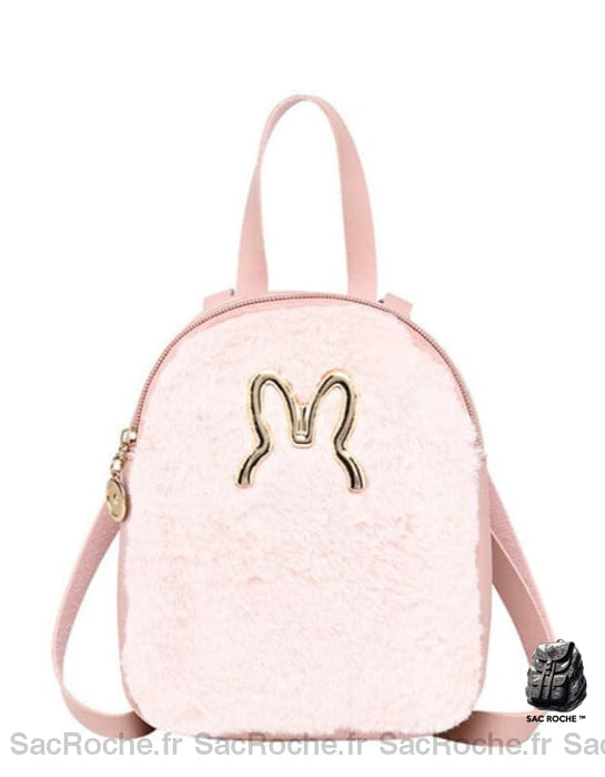 Sac Velours Confortable Petit À Dos Femme