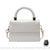 Sac Vernis Femme Noir - modèle Blanc / 18x13x5cm - Sac Roche ™