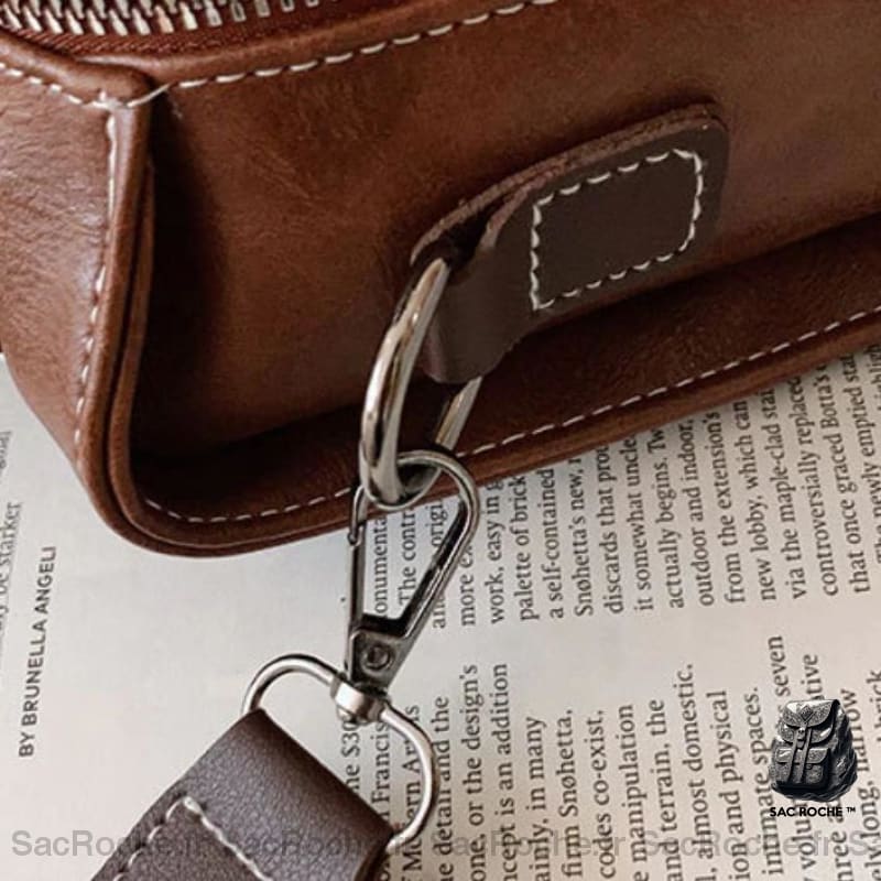 Sac Vintage En Similicuir À Dos Femme