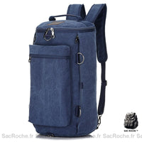 Sac vintage grande capacité - modèle Bleu - Sac Roche ™