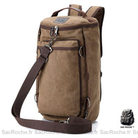 Sac vintage grande capacité - Camel - Sac à dos Sac à main