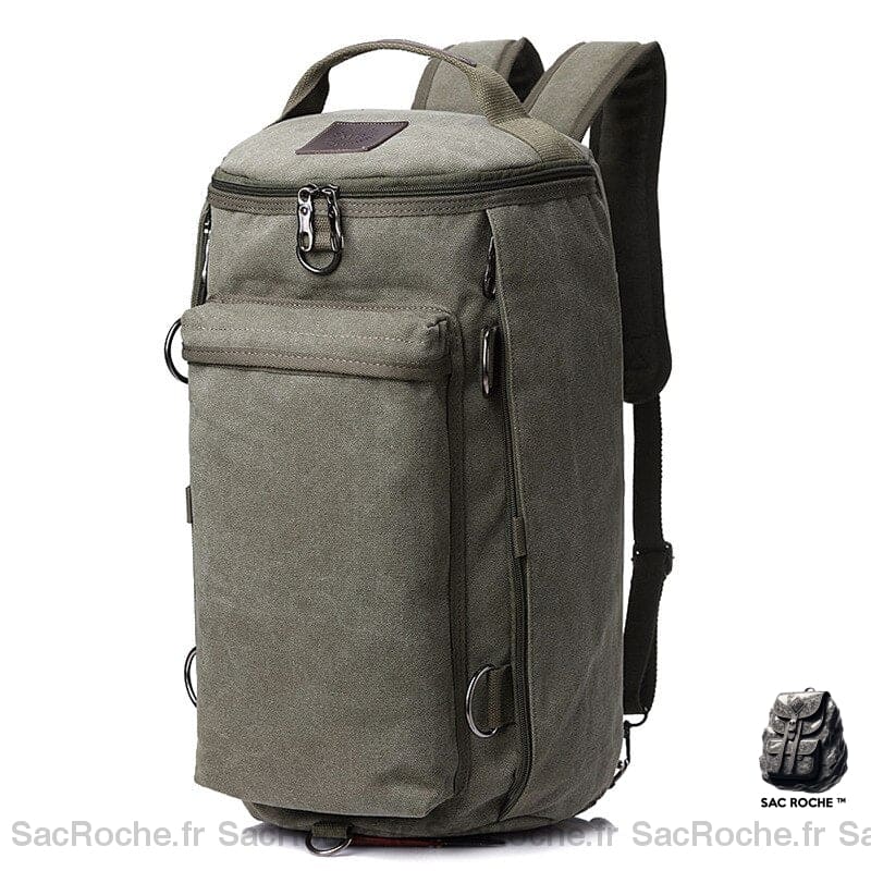 Sac vintage grande capacité - Vert - Sac à dos Sac à main