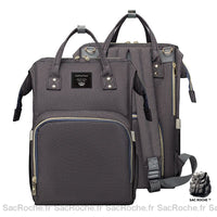 Sac voyage bébé  plein air - modèle Gris - Sac Roche ™