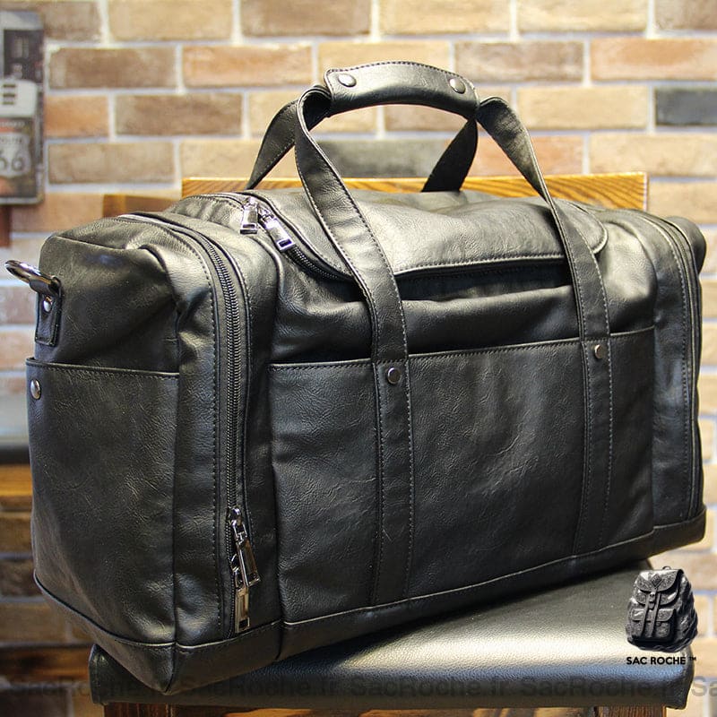 Sac Voyage Cuir Synthétique Microfibre À Dos Sport