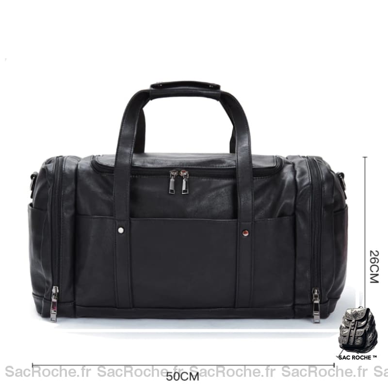 Sac Voyage Cuir Synthétique Microfibre À Dos Sport