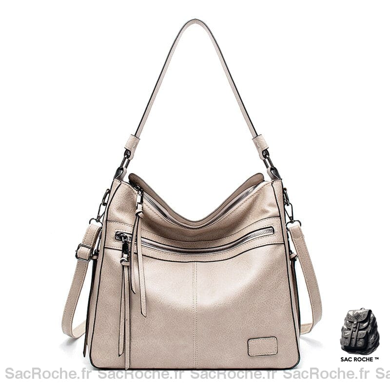 Sac Voyage Femme Besace Beige / 31 X 29 13Cm