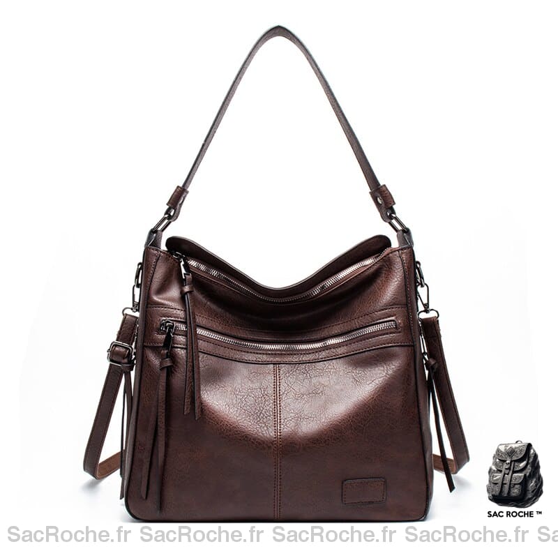 Sac Voyage Femme Besace Café / 31 X 29 13Cm